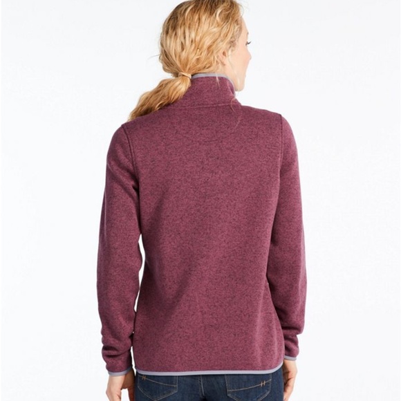 Women's L.L.Bean Sweater Fleece Pullover - Picture 2 of 2